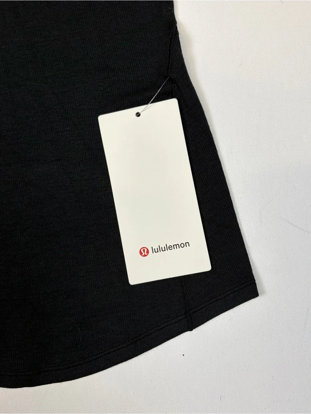 Lululemon Hold Tight Tank Black Ribbed Modal Tank Top NWT Size 6